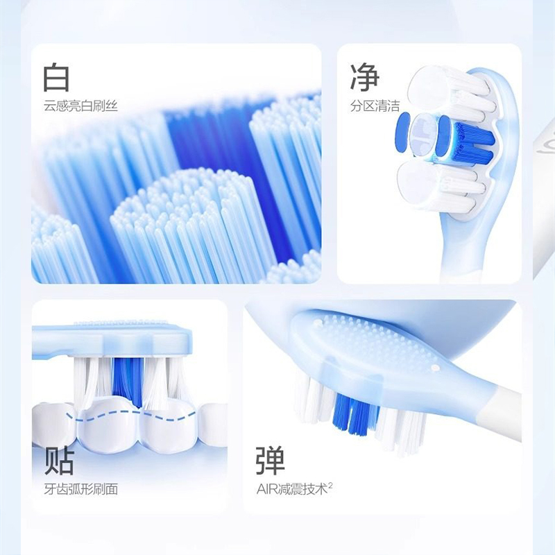 Cabezales de repuesto originales para cepillo de dientes eléctrico sónico SOOCAS X3S X5 X1 X3 X3U cabezales de repuesto para cepillo de limpieza de dientes