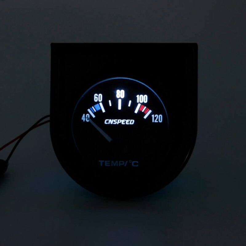 52mm Black Car Auto Digital LED Water Temp Temperature Gauge Kit 40-120