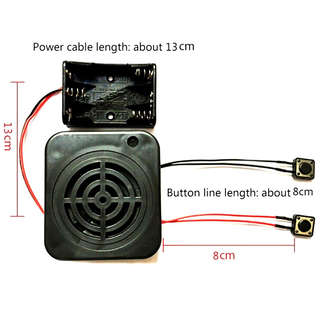 2Mins DIY Voice Recording Box 3W Message Module Clear Sound For Animals Toy Greeting Card Module Portable Audio Equipment