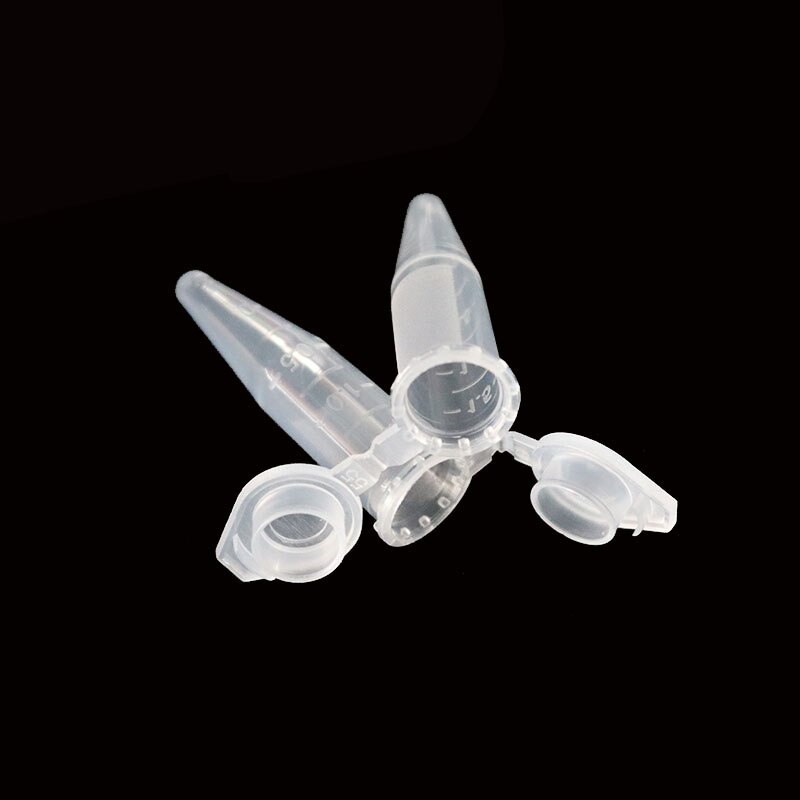 laboratory miniature plastic test tube, Micro Centrifuge Tube with Lid, sample bottle, transparent cap, for laboratory samples