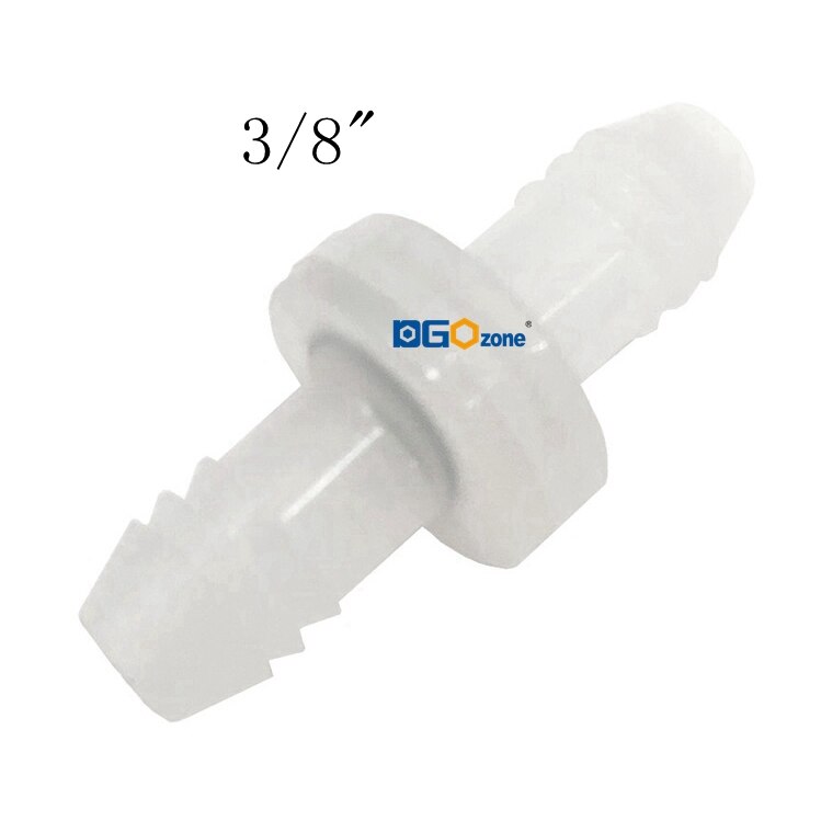 PVDF plastic check valve non return valves 3/16" to 3/8" DGOzone: KH-CDP3