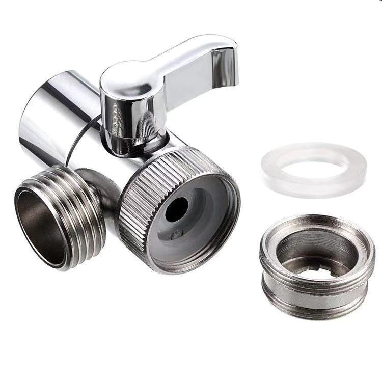 Toilet Washbasin Faucet Outlet Tee Bibcock Washing Machine Inlet Pipe T Adapter Garden Bathroom Water Distributor One In Two Out