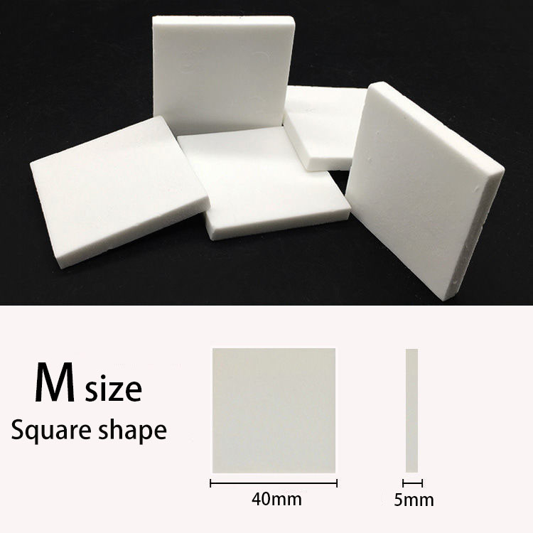 10pcs 40mm/50mm/56mm SPS Ceramic Coral Frag Plug Aquarium Decoration Square Coral Reef Frags Base Fish Tank Accessories: WHITE