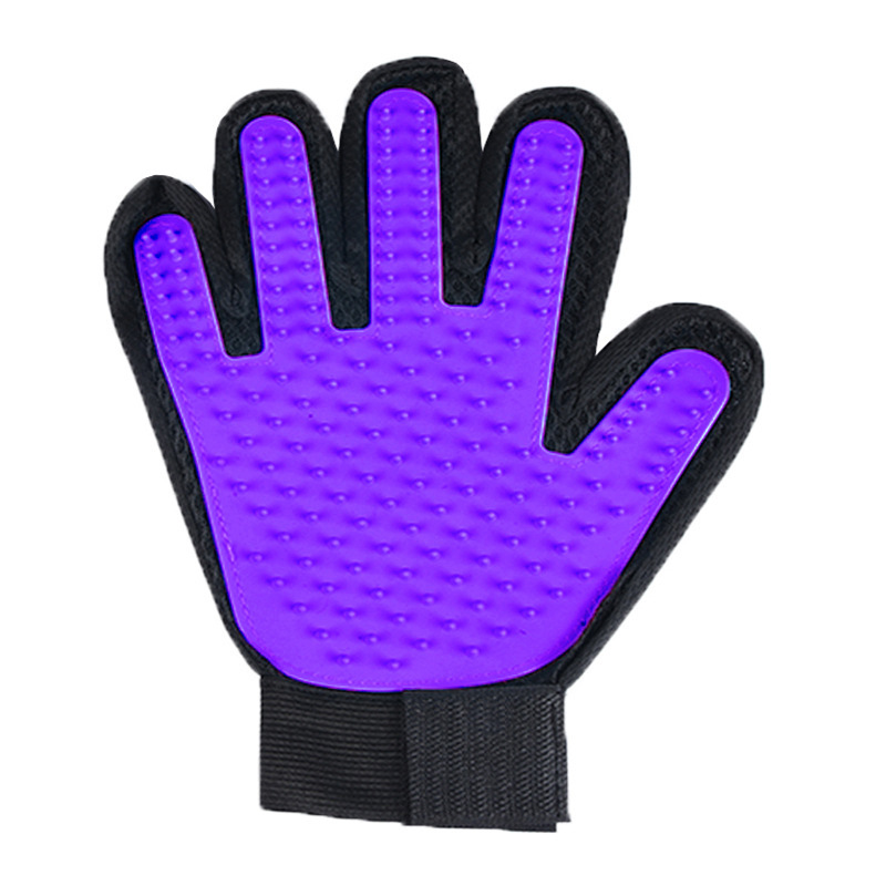 Guante para mascotas, guante de aseo para gatos, cepillo para quitar el pelo de gato, guantes, peine para perros, removedor de pelo de baño para gatos, cepillo de masaje limpio para animales: Amarillo claro