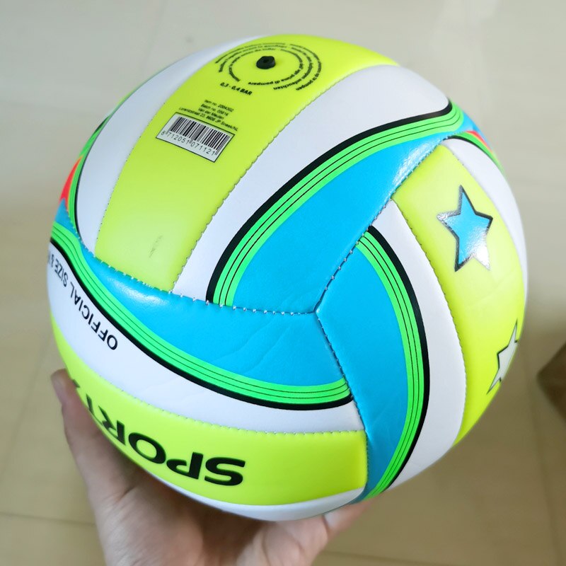 Rohde volleyball-trainingsball für athleten, pvc, 2.0mm stück, standardgröße, 5 stück, maschinell genäht
