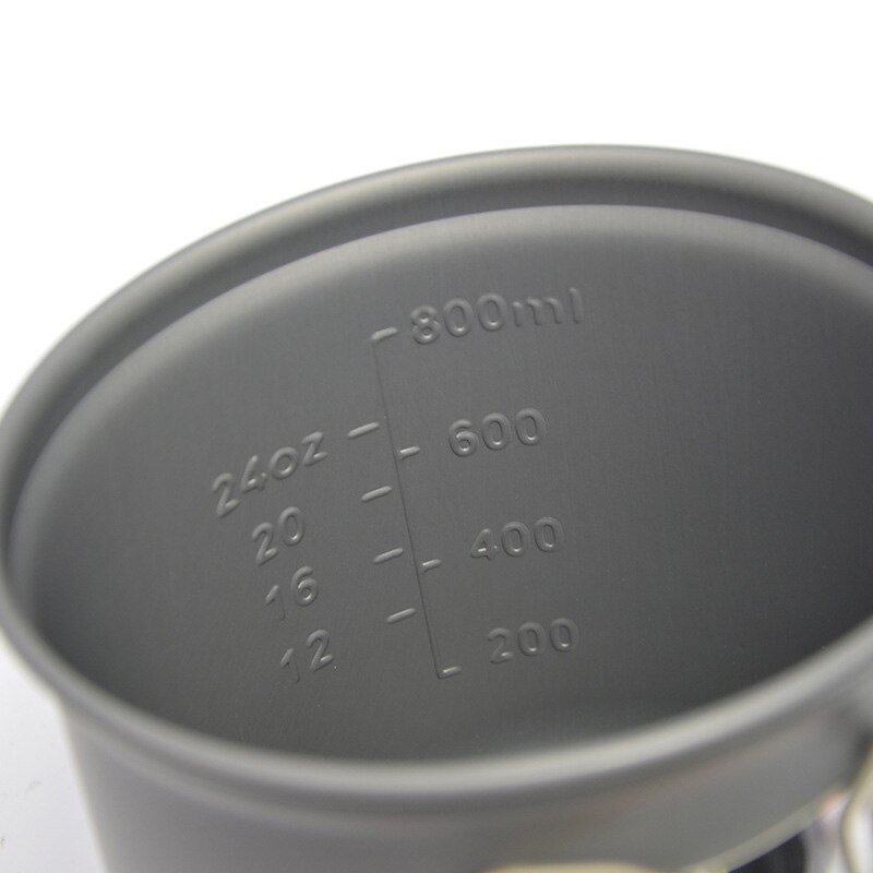 Ultralight Camping Cookware Utensils Outdoor Tableware Set Hiking Picnic Backpacking Camping Tableware Pot Pan 1-2persons