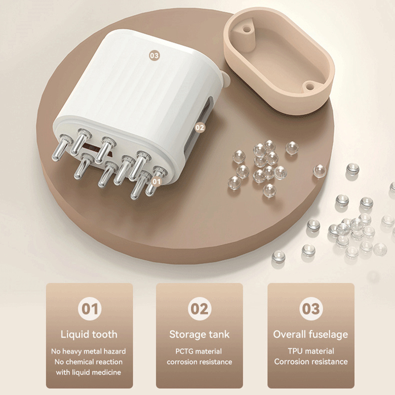 Xiaomi Youpin głowa masażer skóry głowy mikroprąd terapia światłem czerwonym grzebień wibracyjny medycyna aplikator oleju w płynie grzebień na porost włosów