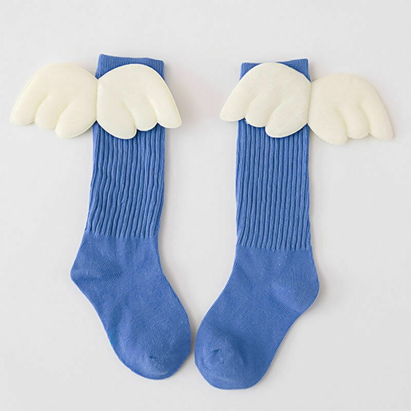 Cute GIRLS BABYS TUTU SOCKS SPANISH KNEE HIGH SATIN BOW SOCKS SOFT FRILLY KIDS 1-10 Y: Light blue / 7-9T