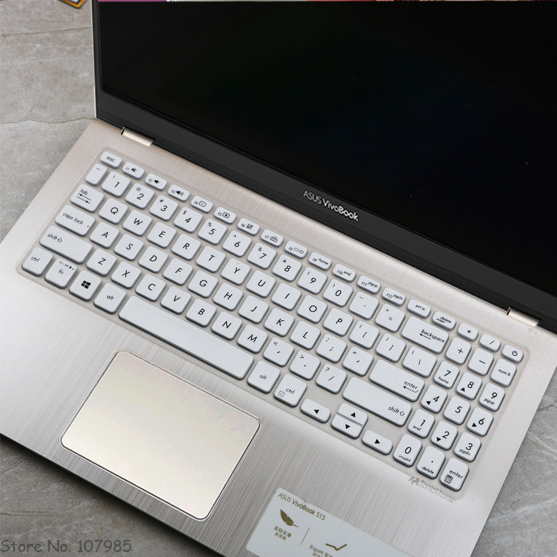 15.6 inch Silicone Keyboard Protector Cover Skin For ASUS VivoBook 15 X515MA X515EP X515JP X515JF X515J X515 MA EP JP JF J: White