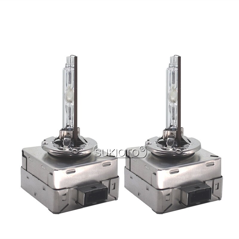 SUKIOTO 2 pièces OEM tout métal griffe D1S xénon HID lampes 4300K 5000K 6000K 8000K 35W D1S 55W D3S Auto Light D1 D3 ampoules de remplacement