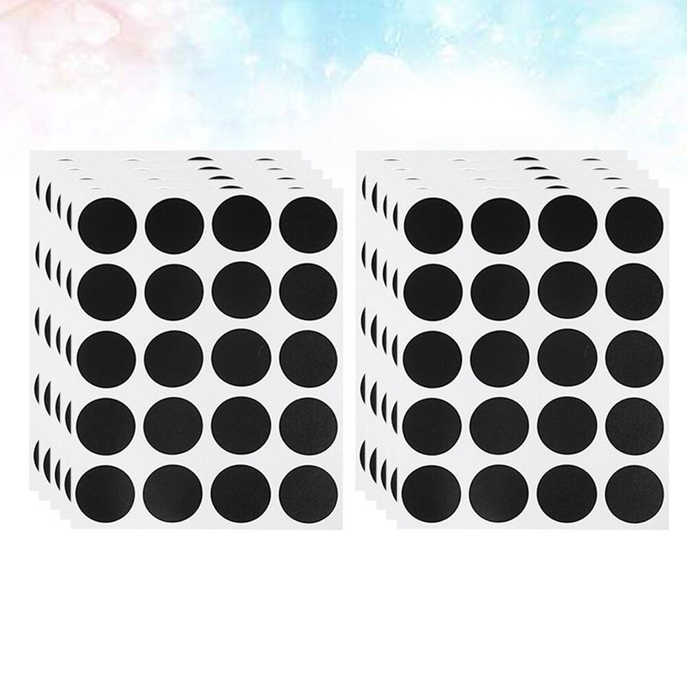 10 Sheets Adhesive Label Chalkboard Sticker Labels Kitchen Seasoning Bottle Stickers