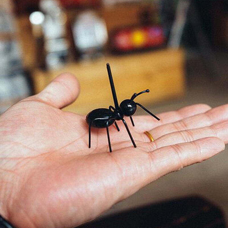 Ants For Canape Mini Ant Fruit Cutlery Plastic Cake Dessert Forks Food Pick Tableware Party Decoration Bento Accessories 12pcs