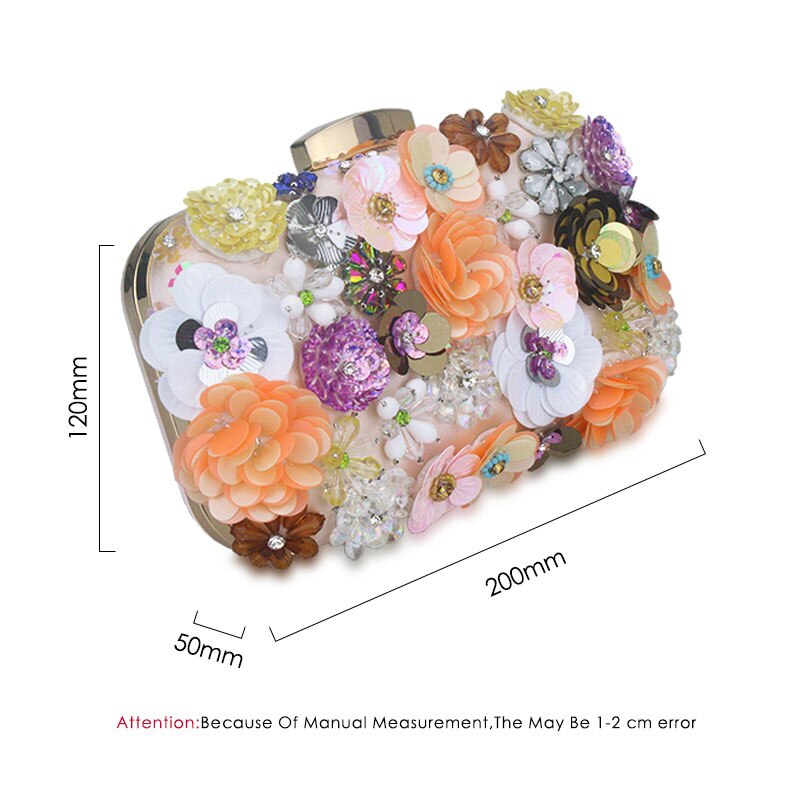 Flowers White Color Handmade Fabric For Women Evening Bag Luxury Wedding Bride Clutch Bag Pearl Party Handbag Mini Purses Wallet