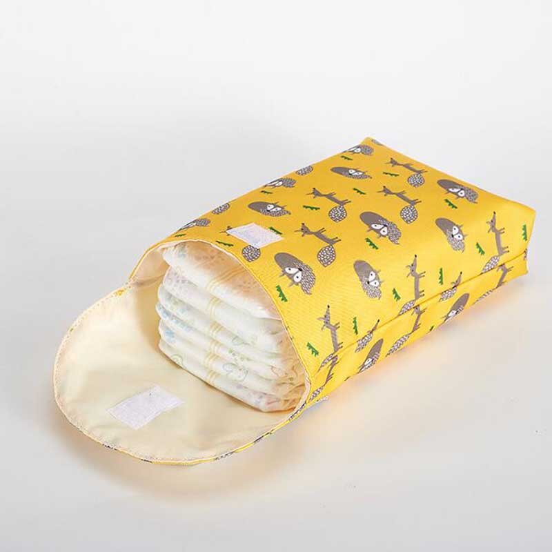 Saco de suspensão bonito do bebê impermeável portátil multifuncional saco de armazenamento da fralda