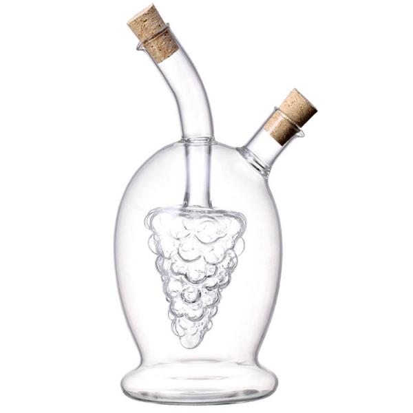 Olive Oil Vinegar Glass Cruet Dispenser Funnel Glassware Bottle Pourer 2 Type: Light Green