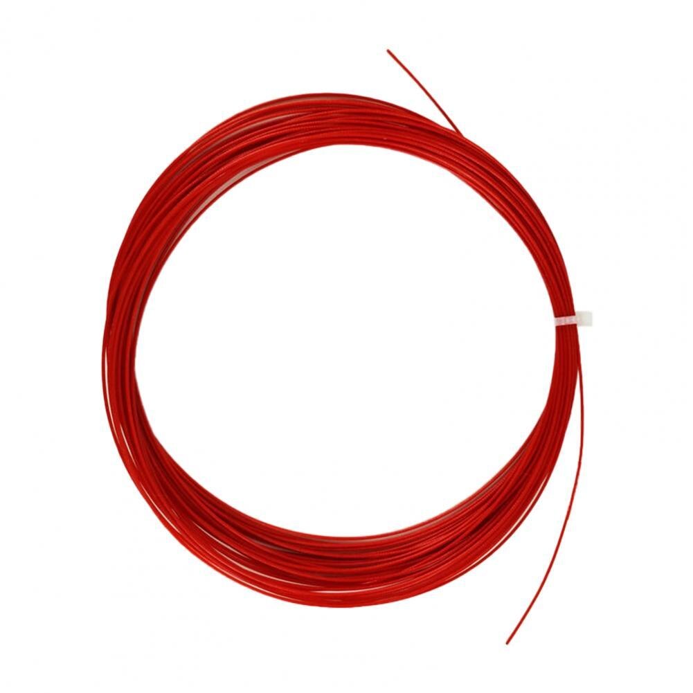 Badminton Line Nylon Badminton String 19-25 LBs Corrosion-resistant Useful Nylon Badminton Racquet String:  Red