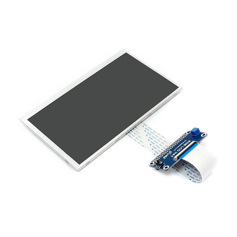 Raspberry Pi 7 inch IPS Display with 1024x600 Resolution DPI interface without Touch control for RPI 2B/3B/3B+/Zero/Zero W