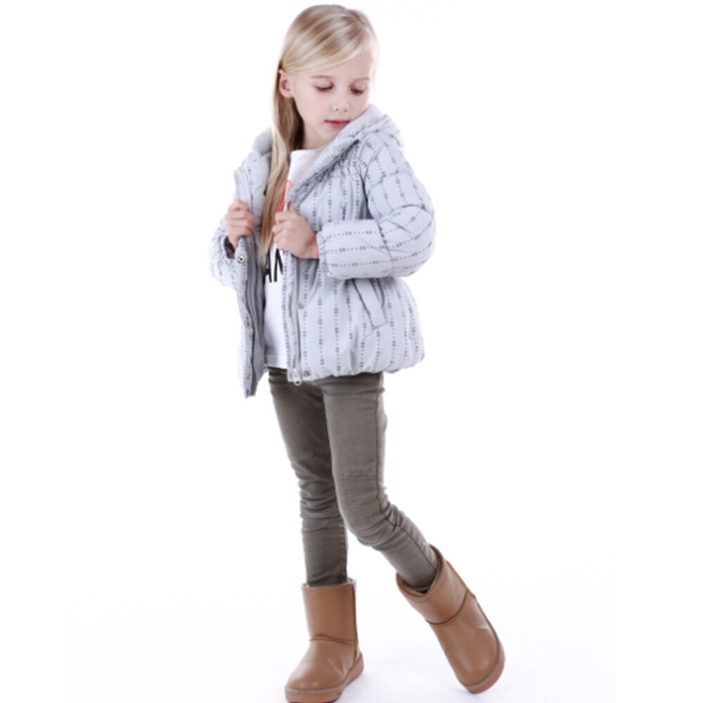 Mudkingdom veste de bouffées pour filles, manteaux d'hiver à capuche, épais et , en coton pour filles, vêtements d'extérieur pour enfant