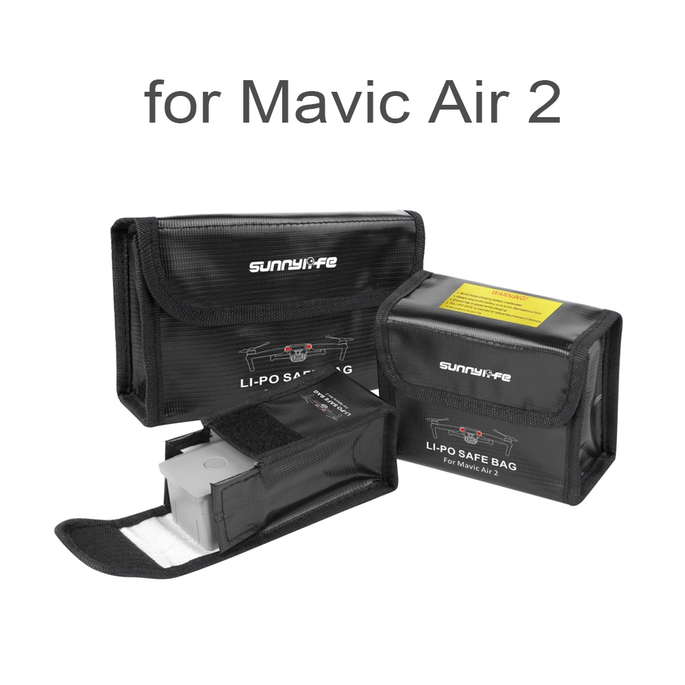 Borsa sicura per batteria antideflagrante per DJI Mavic Air 2/ 2S Drone batteria custodia protettiva accessori