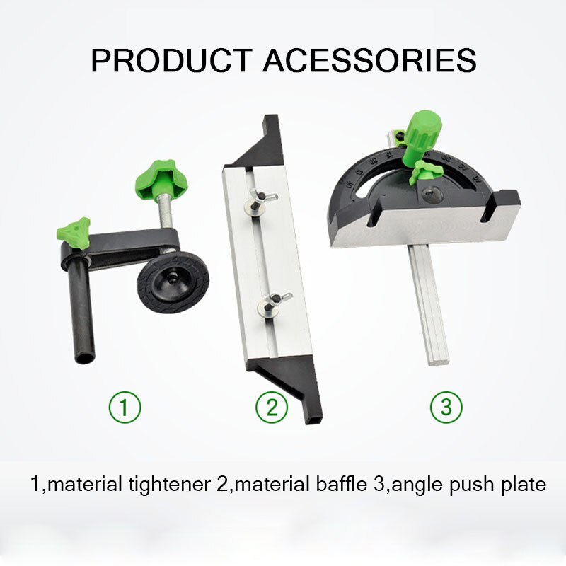 Table saw push right angle gusset angle rule woodworking DIY accessories guide rule table saw push wood carpentry table saw