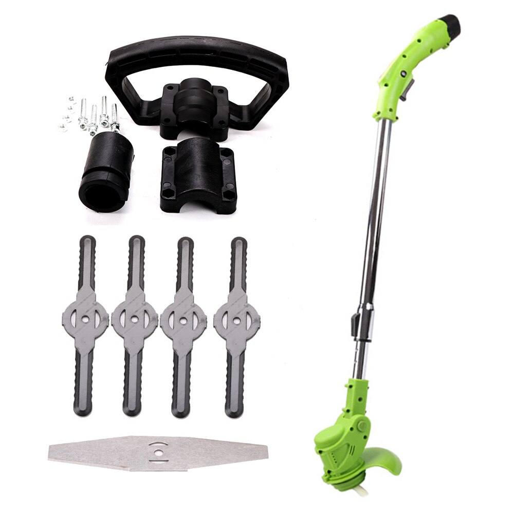 Electric Grass Trimmer Lawn Mower 21V 3000mAh desbrozadora grass Brush Cutter Kit Pruning Cutter Garden Tools with Blade