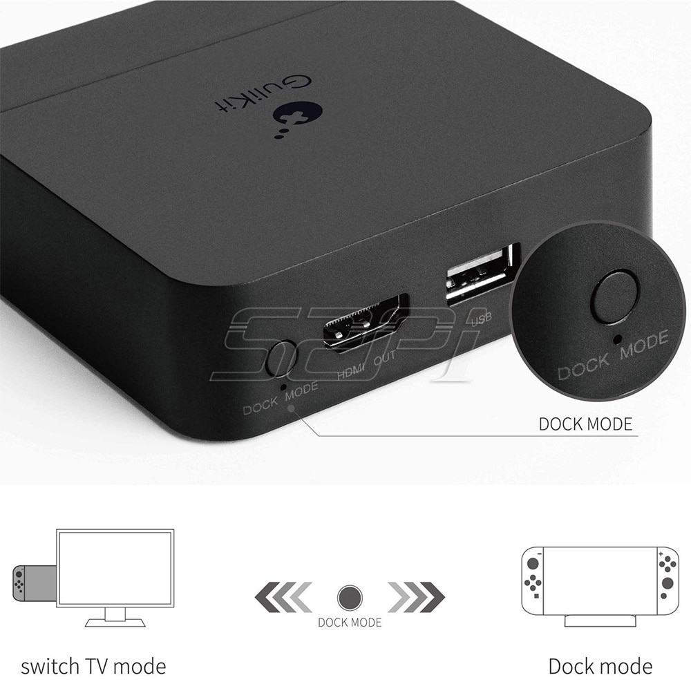 52Pi Gulikit NS05 Portable Dock For Nintendo Switch Docking Station with USB-C PD Charging Stand Adapter USB 3.0 Port