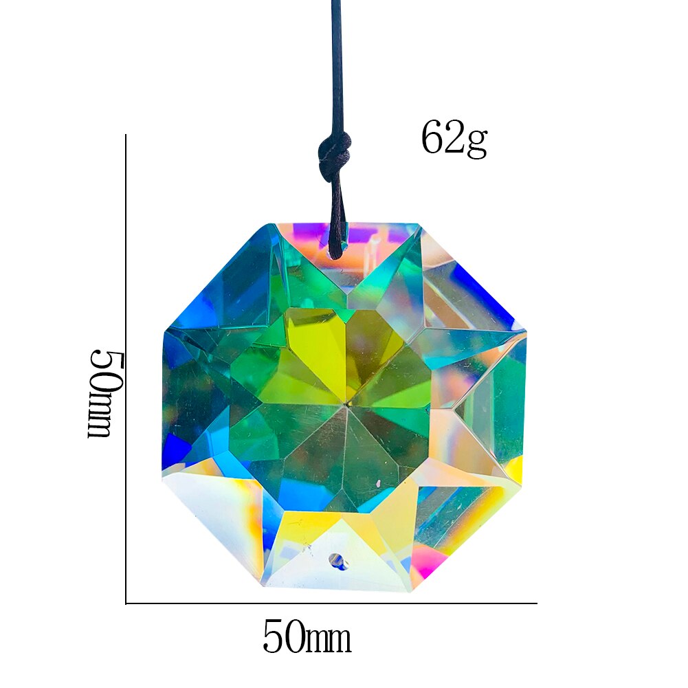 Prisme Triangulaire En Cristal Optique – Spectre Lumière Arc-en-Ciel, Idéal Enseignement & Photo