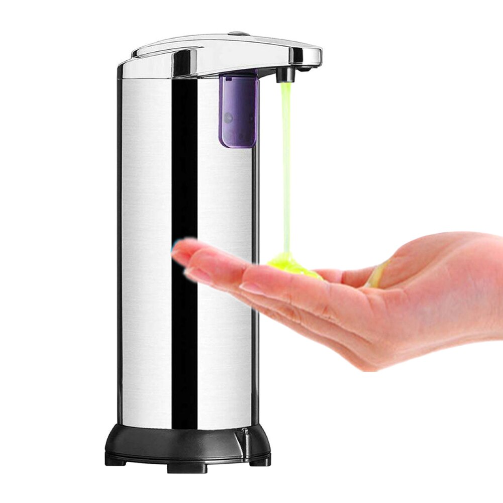 250Ml Touchless Badkamer Automatische Zeepdispenser Rvs Aanpassing Zeepdispenser Keuken