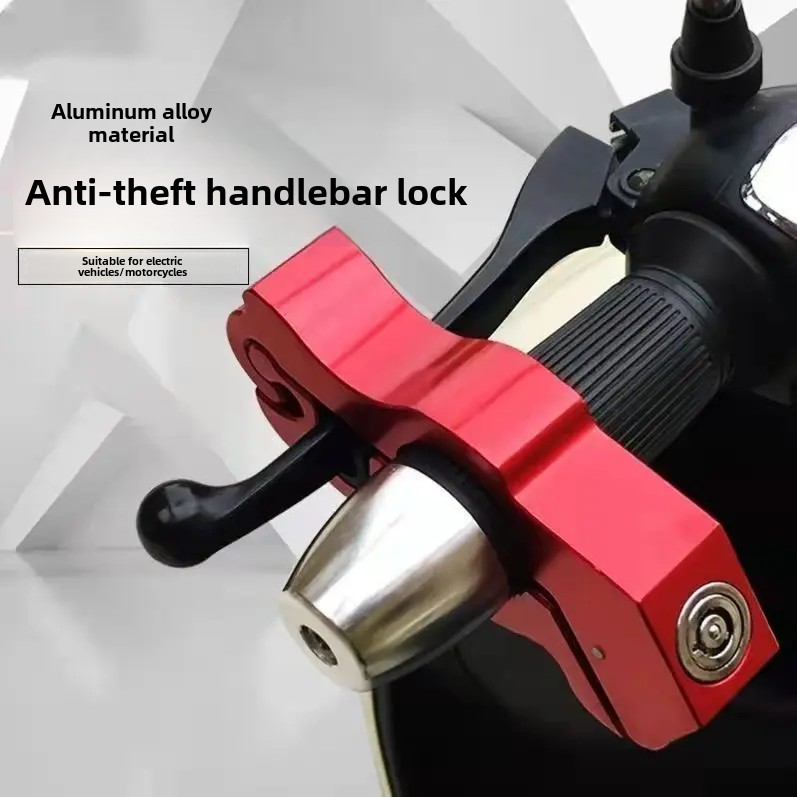 Anti-diefstal Handig autosleutelslot Elektrische fiets Motoroliepedaalslot Remslot Flesvormslot Auto-accessoires