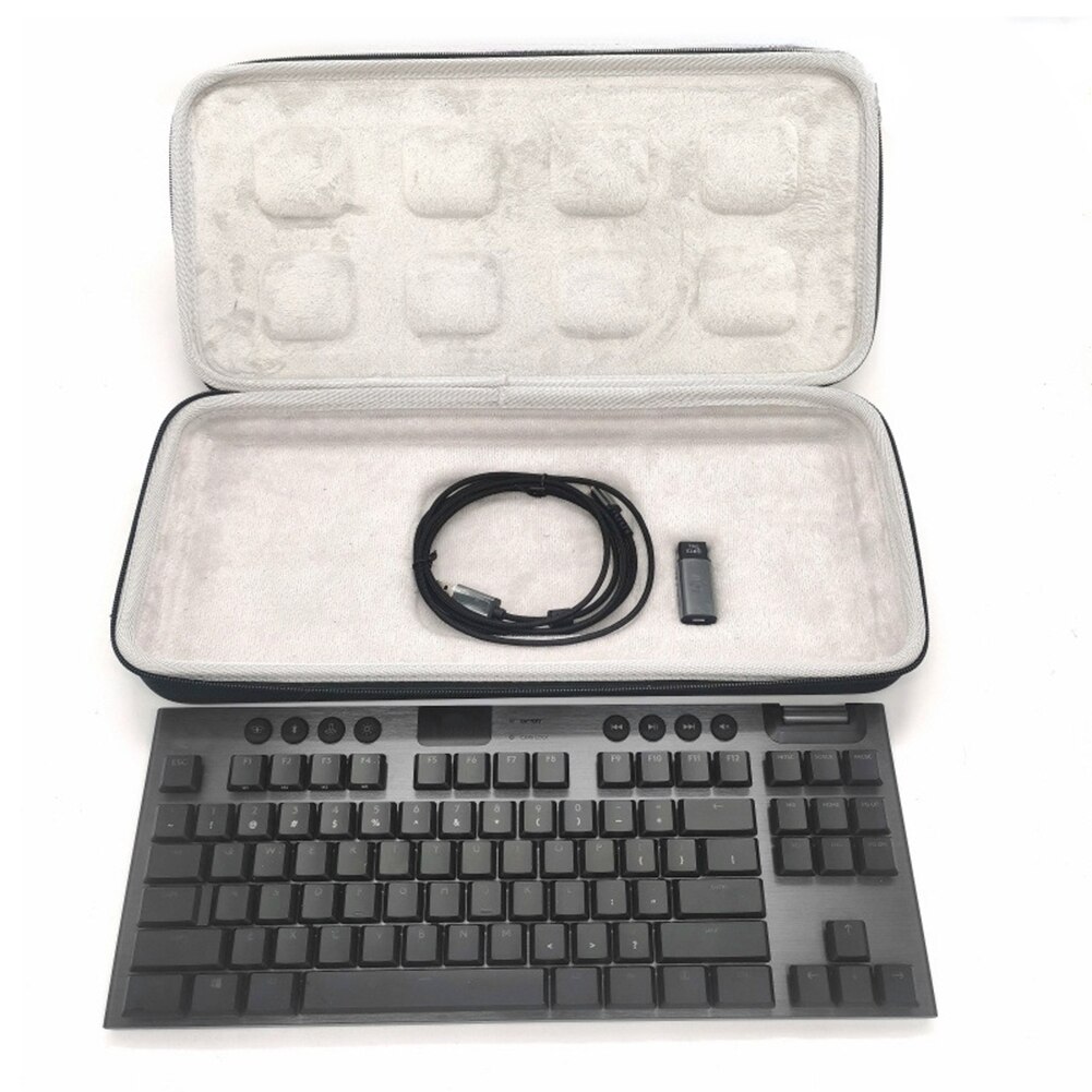 Mechanical Keyboard Storage Bags Portable Handbag Bag Hard Shell Carrying Case Box for Logitech G913/TKL