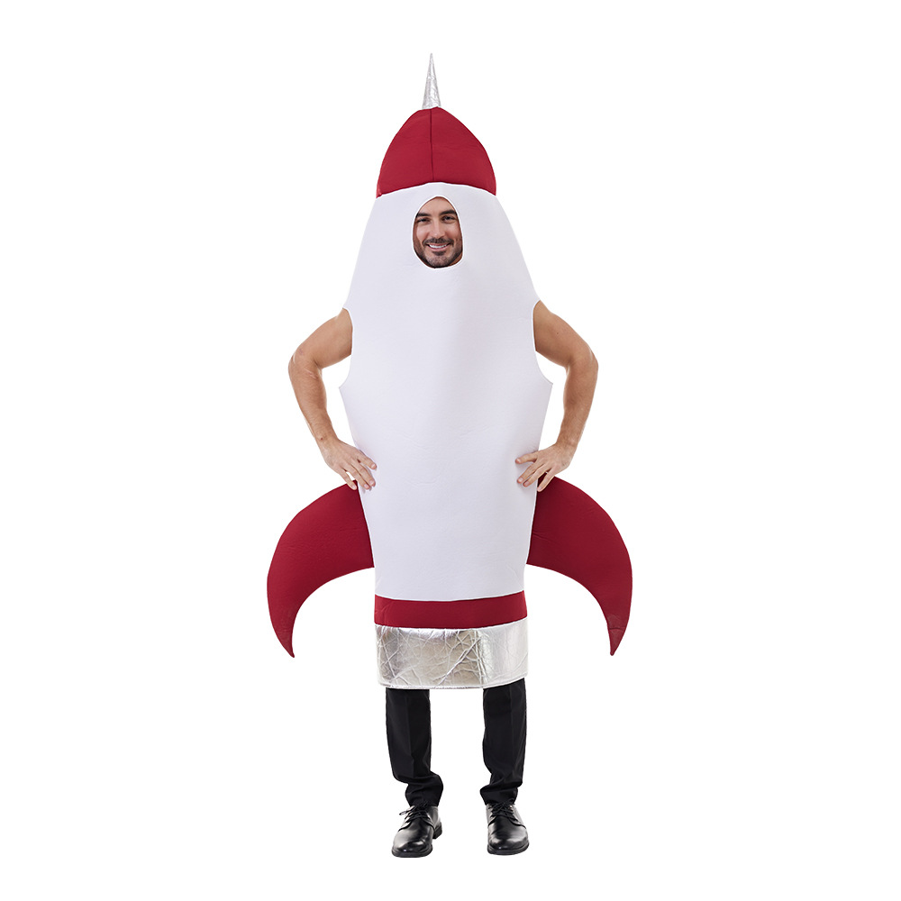 rocket jumpsuit, adult space suit, coswear, Halloween party performance suit