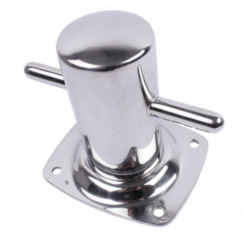 Boot Onderdelen Accessoires 316 Roestvrij Staal 6 "Single Cross Bolder Met Grondplaat Mooring Cleat Marine