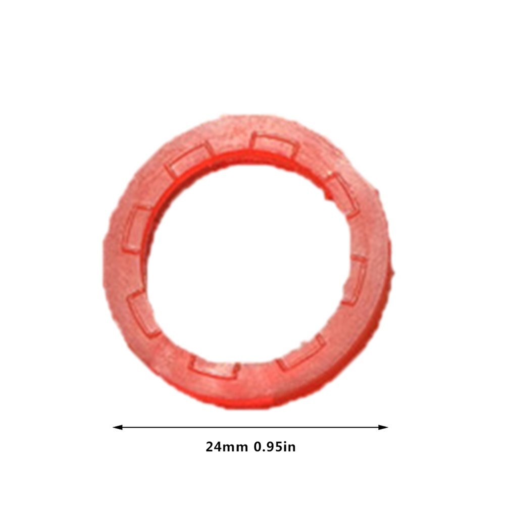 24pcs Colorful Silicone Key Cap Tags Quickly identified Key Cover Ring in Mixed Colors For Car Motorcycle Bicycle
