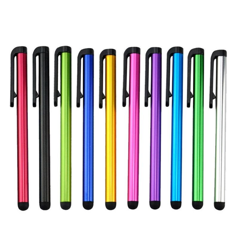 Clip Universal Soft Head For Phone Tablet Durable Stylus Pen Capacitive Pencil Touch Screen Pen HX6A