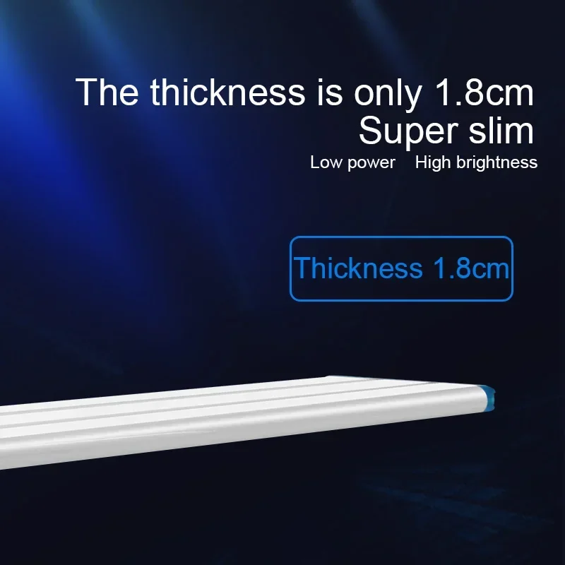 18–75 cm superschlanke LEDs, Aquariumbeleuchtung, Wasserpflanzenlicht, erweiterbar, wasserdicht, Clip-on-Lampe für Aquarium, 90–260 V
