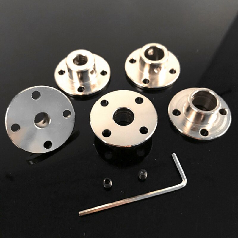 1pc 3/3.17/4/5/6/8/10/11/12mm Rigid Flange Coupling Guide Shaft Bracket Coupler Motor Connector