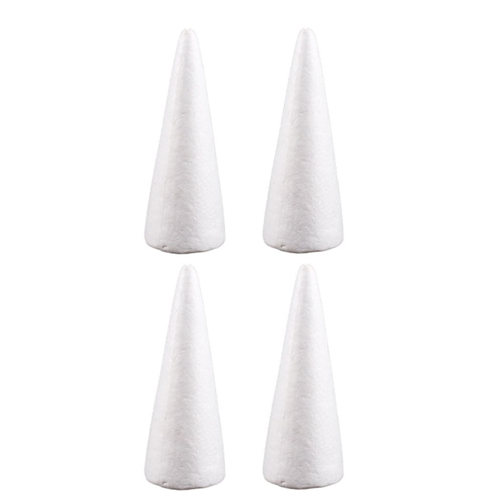 12 stuks 10cm , stevige, zelfgemaakte kegels van schuimrubber, accessoires voor thuis, knutselen en kerst