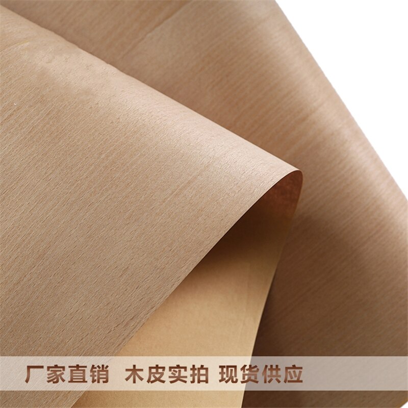Rekonstituierte Natürliche Echte rot Buche Weiß Buche Holz Furnier Scheibe 60x25 0cm 0,25mm dick Sichern Kraft Papier Q/C