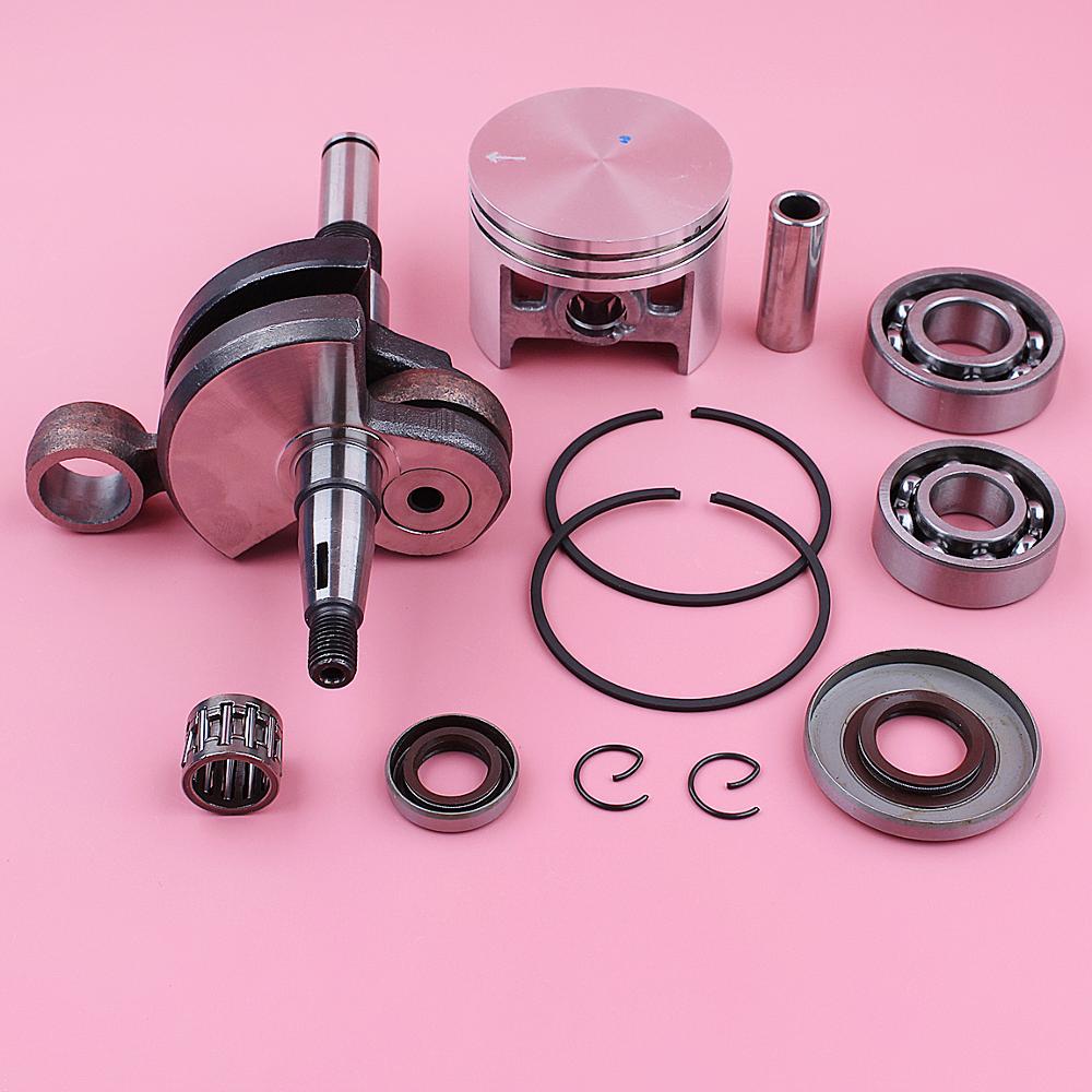 Kit de pistón de 52mm de sello de aceite de cojinete de cigüeñal para Stihl MS380 038, pieza de repuesto de motosierra 1119 030 0400