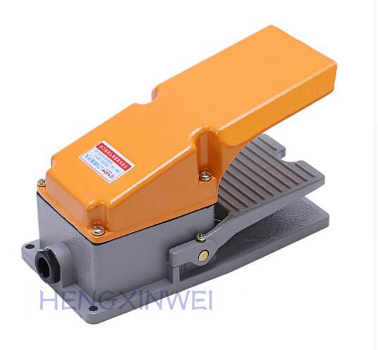 LT4 Foot Switch Pedal Switch 5A 15A AC 230V 380v Material Aluminum: YELLOW COLOR