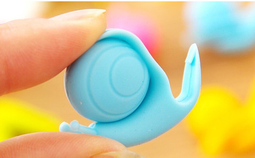 Etiqueta colorida con forma de caracol para colgar bolsas de té, soporte para taza, taza para beber, identificador para taza de , 5 uds.