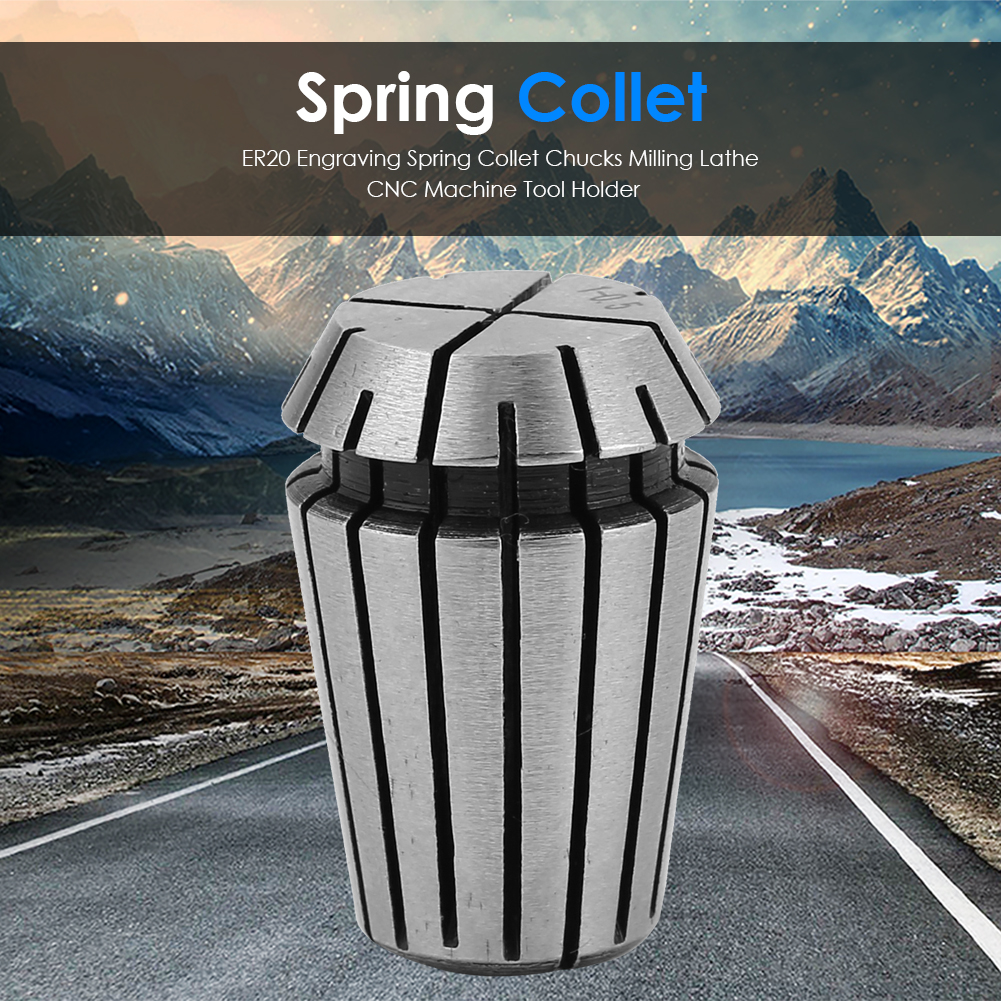 Spring Collet Chucks Milling Lathe Tool Holder Engraving Machine Lathe Mill Spring Collet Chuck for ER20 ER