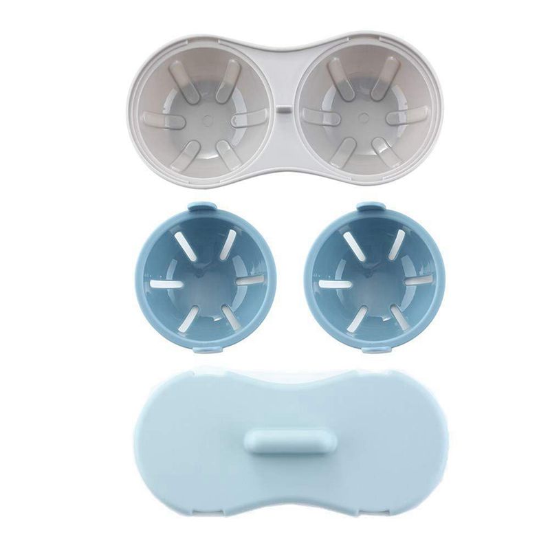 Magnetron Ei Stroper Kookgerei Dubbele Cup Dual Cave Hoge Capaciteit Eierkoker Ultimate Collection Ei Pocheren Cups Micr