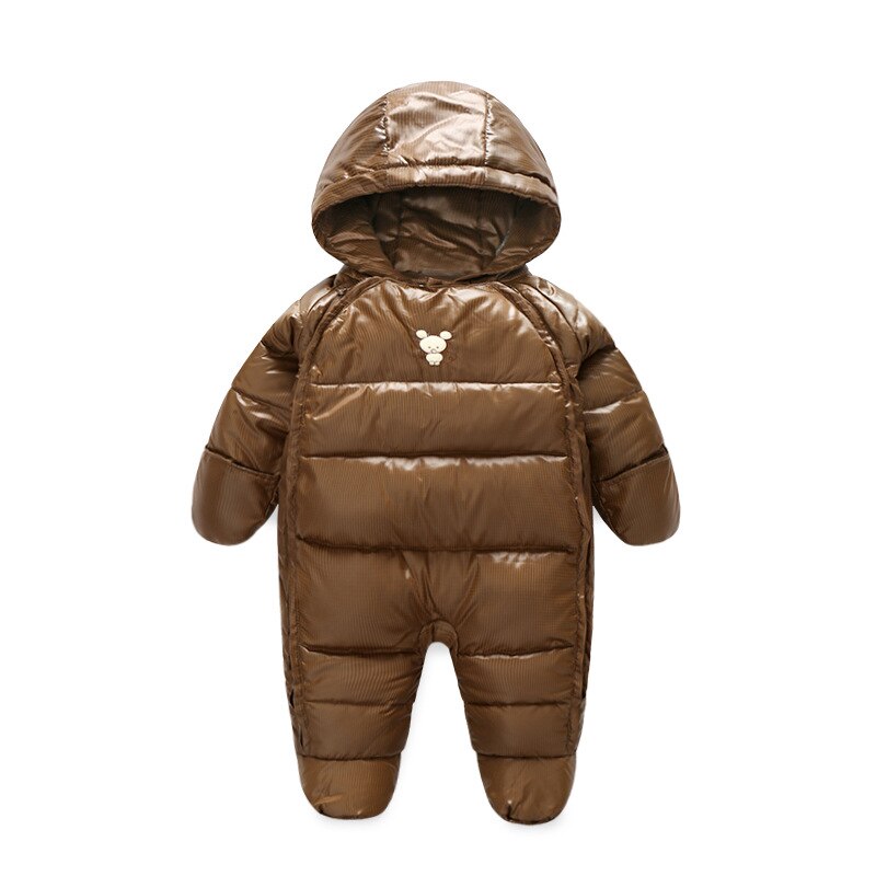 Iyeal Winter Snowsuit Jongen Baby Jas 80% Eendendons Outdoor Baby Kleding Meisjes Klimmen Voor Jongens Kids Jumpsuit 1-3Years: 18m