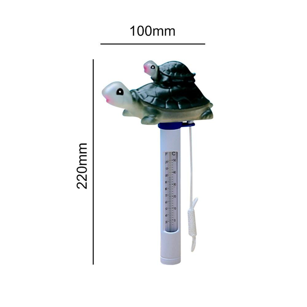 Multi-funzionale Struttura Classica Portatile Piscina Termometro Tester di Temperatura Dell'acqua Spa Stagni di Pesce Galleggiante Sonda