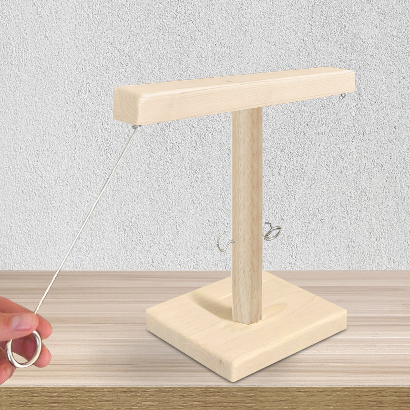 Party Family Fun Tijd Handgemaakte Houten Ring Toss Haken Snelle Interactief Spel Voor Bars Thuis Ring Gooien Spel
