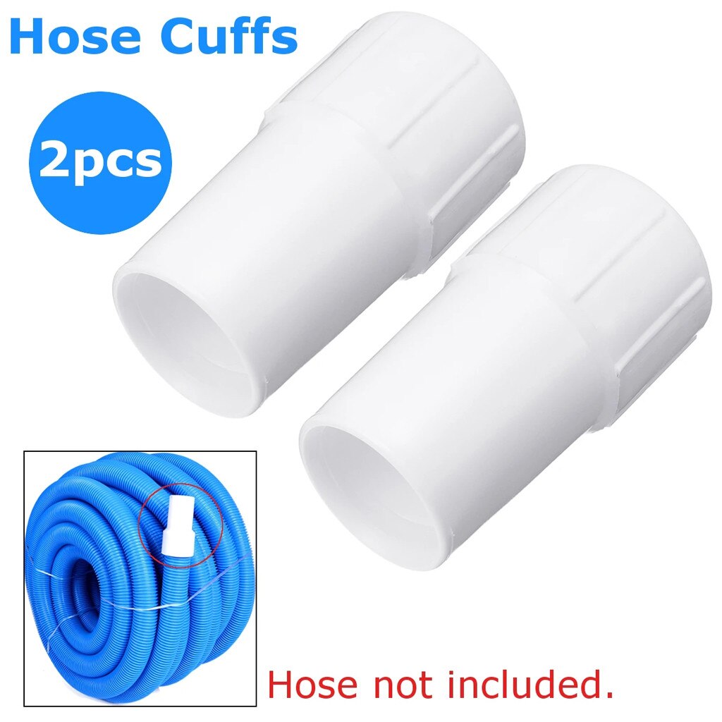 2PCs Swimming Pool Vacuum Cuffs Swimming Pool Hose Connector Adapter to fit Suction Hose Cleaning Cuff Swimming Pool Accessories