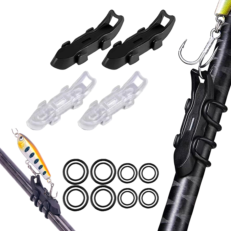 4 Uds caña de pescar magnética gancho para caña Keeper señuelo soporte para cebo accesorio de seguridad soporte para caña de pescar herramienta fijador de señuelos