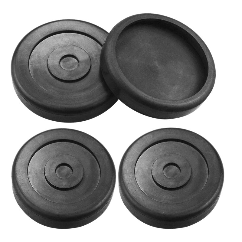 Round Rubber Arm Pads Roll Bridge Jack Pads 5715017 Replace for BENDPAK Lift DANMAR Lift ,4 Pack