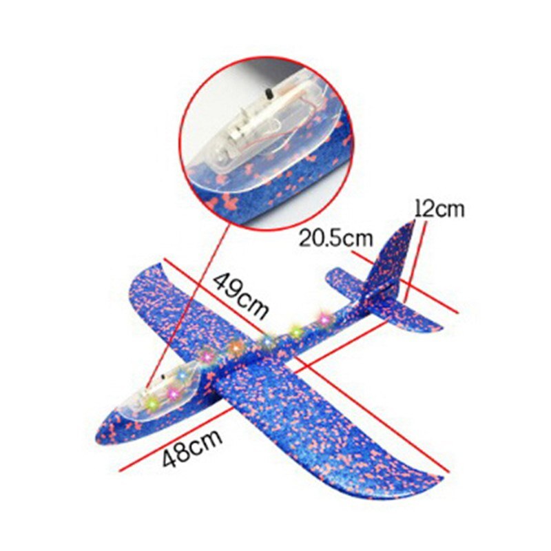 DIY Kids Toys Hand Throw Flying Glider Planes Foam Aeroplane Model Party Bag Fillers Flying Glider Plane Toys For Kids Game